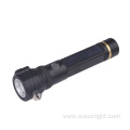 OEM/ODM Multifunction Outdoor Survival Rescue Emergency Solar Rechargeable Flashlight With Knife Hammer And Compass